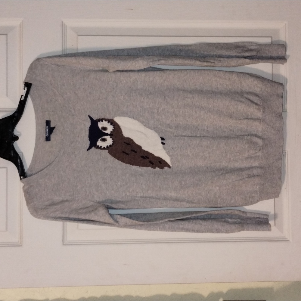 Old Navy owl sweater
